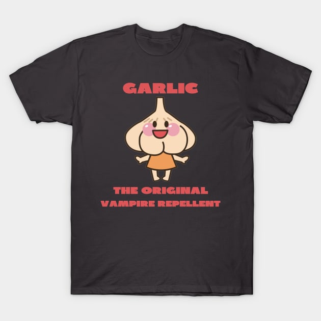 Garlic vampire T-Shirt by IOANNISSKEVAS